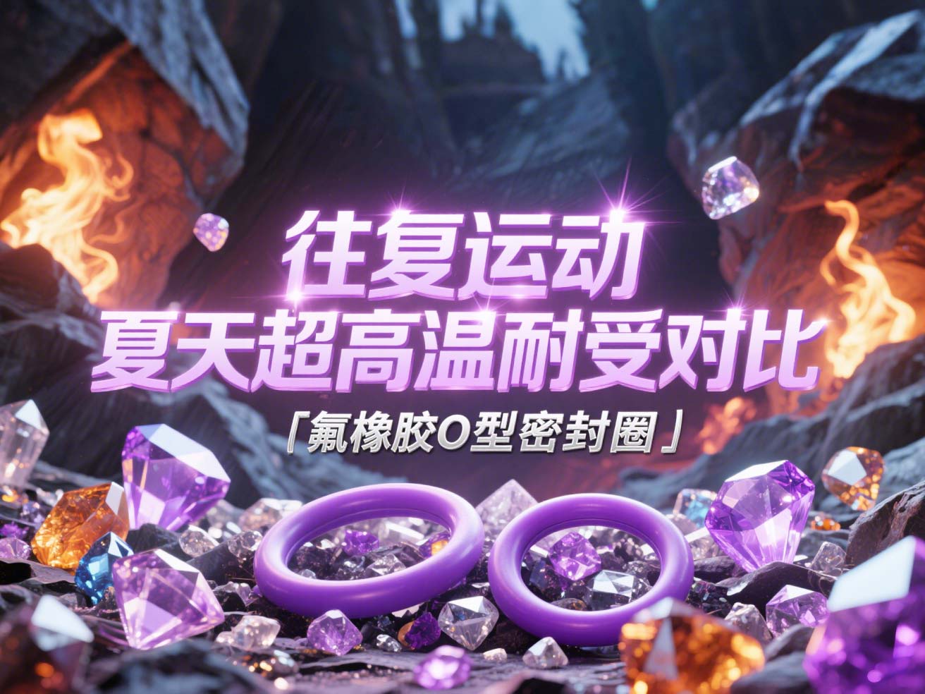 氟橡膠O型密封圈 ? 往復運動夏天超高溫耐受對比！?