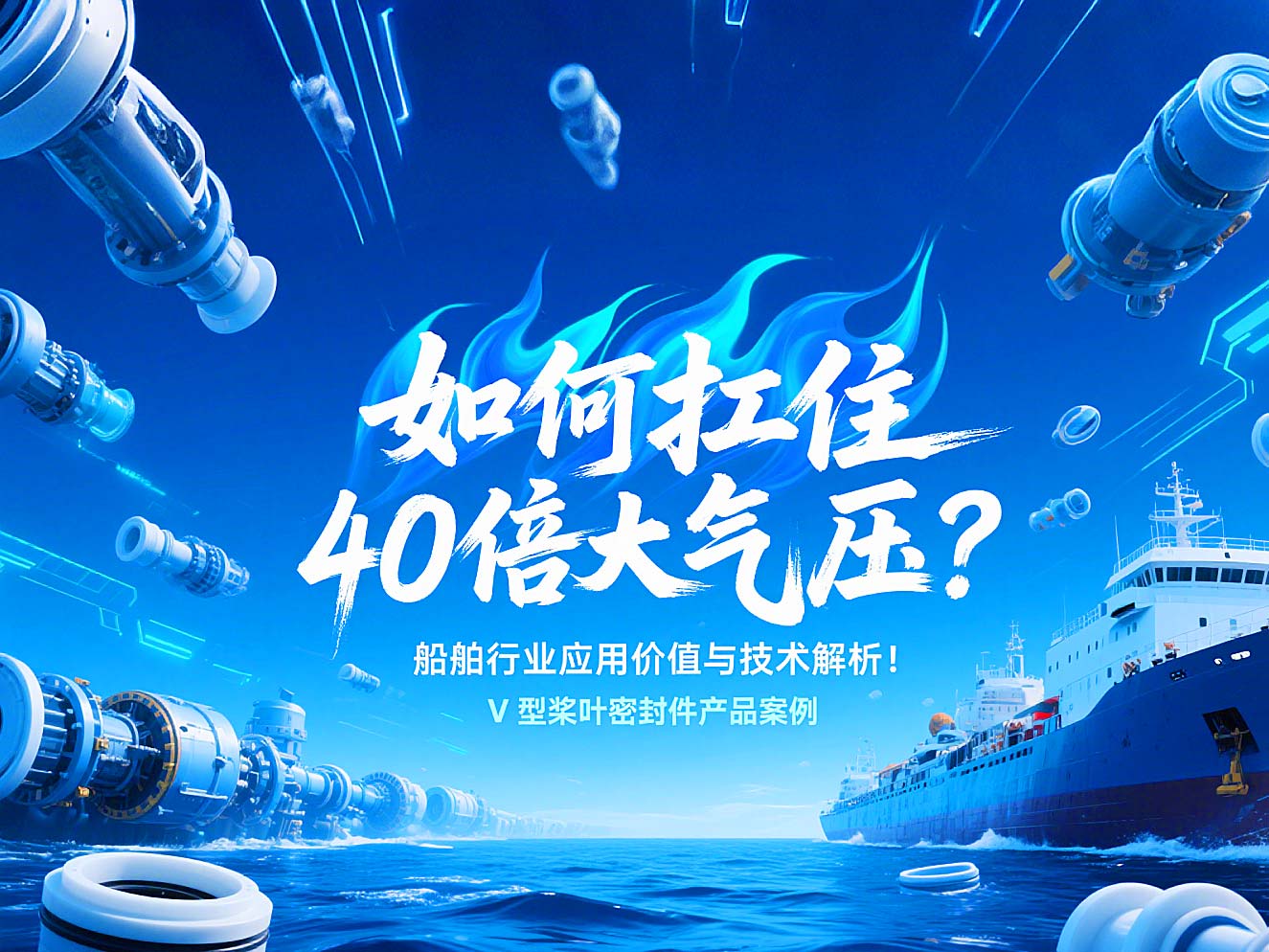 V型槳葉密封件 ? 如何扛住40倍大氣壓:船舶行業(yè)應(yīng)用價(jià)值與技術(shù)解析!
