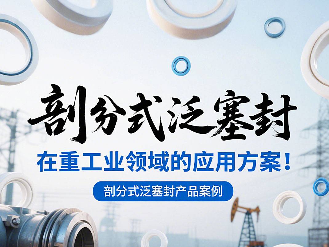 剖分式泛塞封產(chǎn)品案例 ? 在重工業(yè)領(lǐng)域的應用方案!