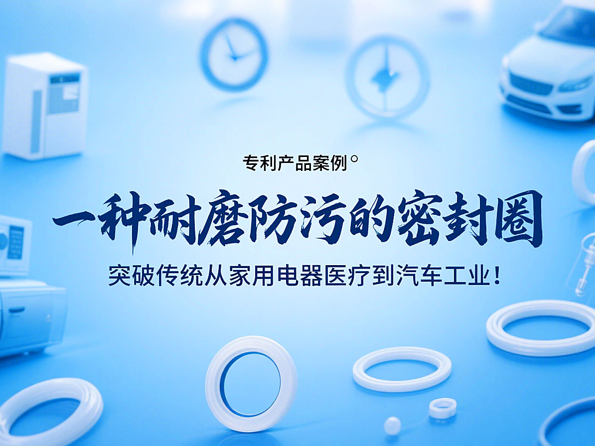 專利產品案例 ? 一種耐磨防污的密封件:突破傳統(tǒng)從家用電器醫(yī)療到汽車工業(yè)!
