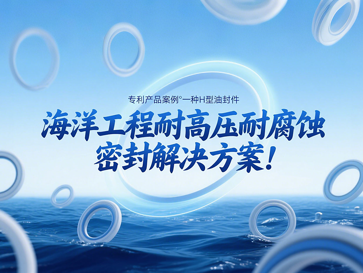 專利產(chǎn)品案例 ? 一種H型油封件：海洋工程耐高壓耐腐蝕的密封解決方案！