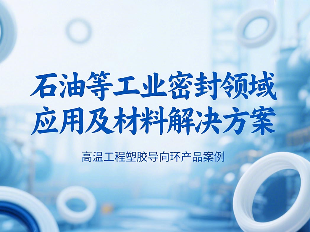 ?高溫工程塑膠導(dǎo)向環(huán)產(chǎn)品案例 ? 石油等工業(yè)密封領(lǐng)域應(yīng)用及材料解決方案！?