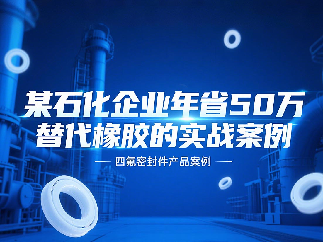某石化企業(yè)年省50萬(wàn)：四氟密封件替代橡膠的實(shí)戰(zhàn)案例！