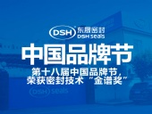 東晟密封件閃耀2024第十八屆中國品牌節(jié)，榮獲密封技術(shù)“金譜獎”